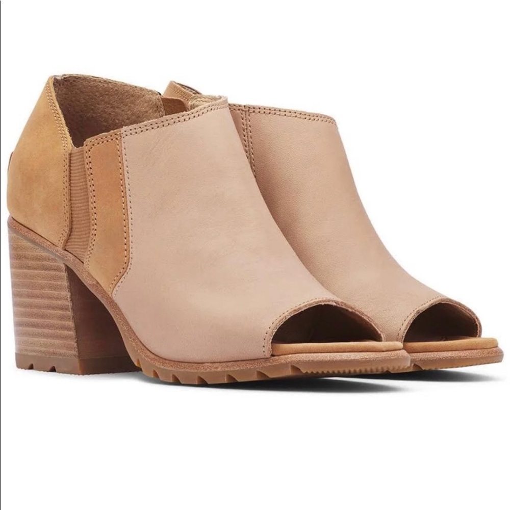 SOREL NADIA ANKLE Bootie Beige Size: 8 - Picture 2 of 7